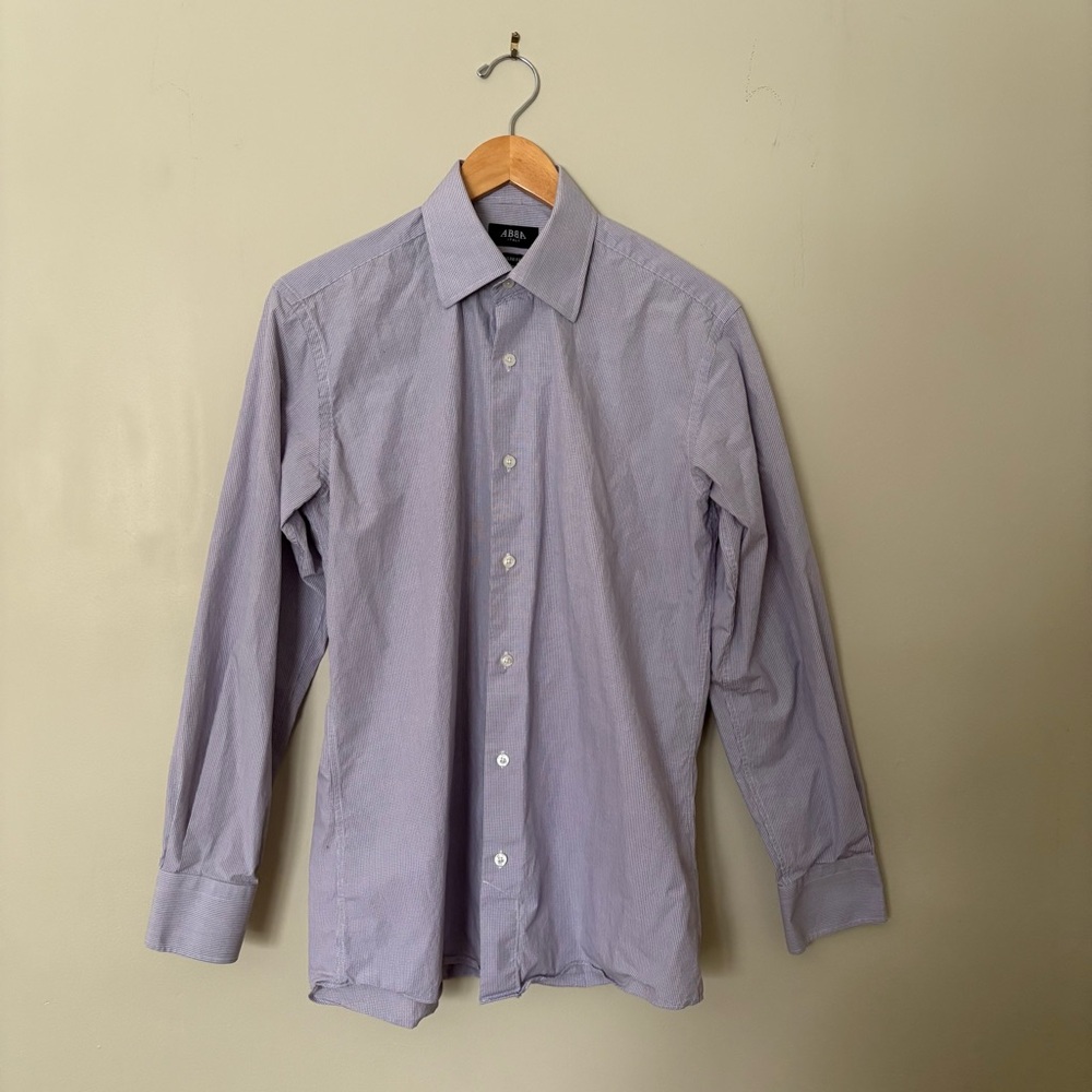 ABBA Italy Men's Lavender Dress Shirt